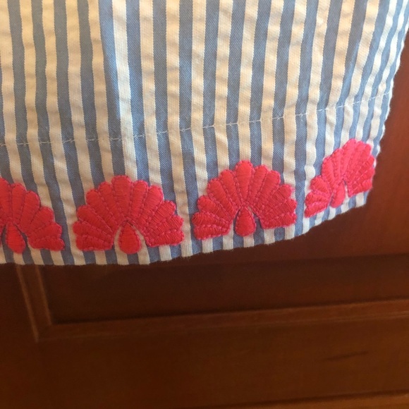 Vineyard Vines Seersucker Trim Dress Size 4 NWT - Picture 5 of 7